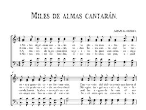 MILES DE ALMAS CANTARÁN